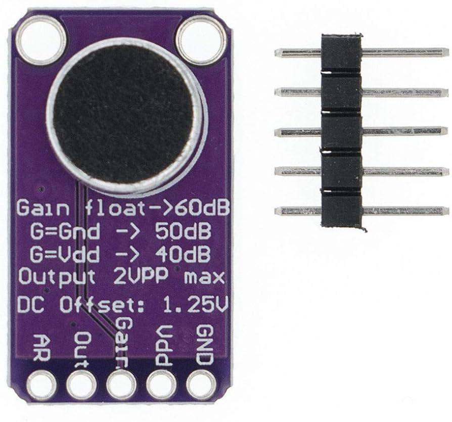 Amazon.com: 20pcs MAX9814 Microphone AGC Amplifier Board Module